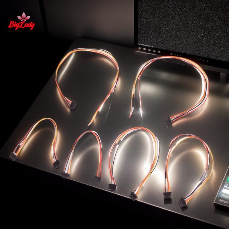 Biglady 2 Chiếc Cho DJI O3 Bộ Điều Khiển Chuyến Bay Cắm Trực Tiếp 6P Cáp Kết Nối 10cm / 15cm / 20cm 