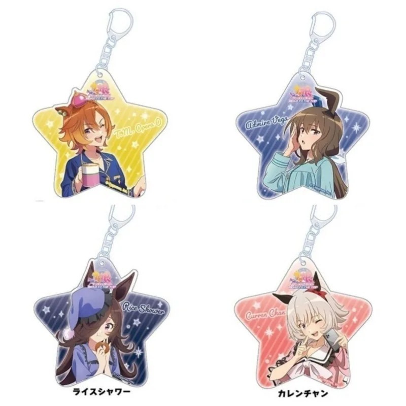 Móc khóa Anime Uma Musume Pretty Derby Admire Vega T.M. Opera O Rice Shower Curren Chan Mica Acrylic