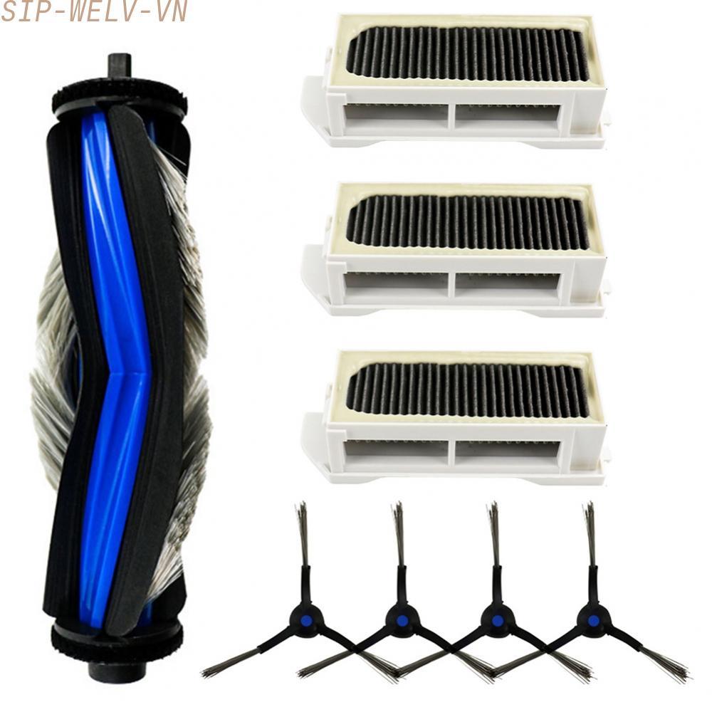 {WELV}Compatible Brush Filter Kit for ECOVACS For Deebot For Mini Robot Vacuum Cleaner
