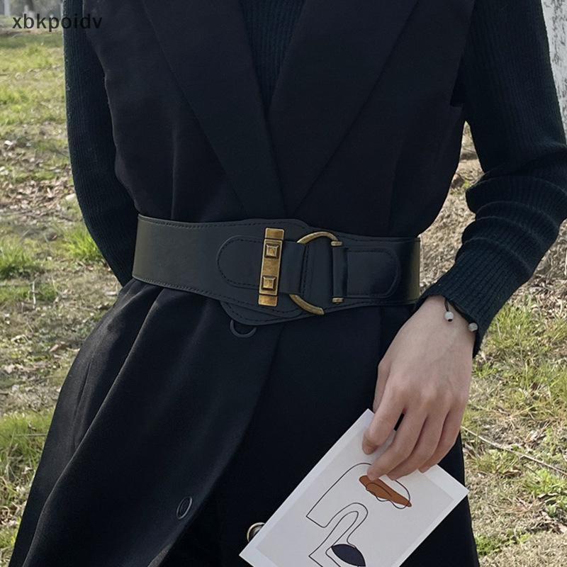 Thắt lưng nữ da PU dễ tháo lắp, style vintage