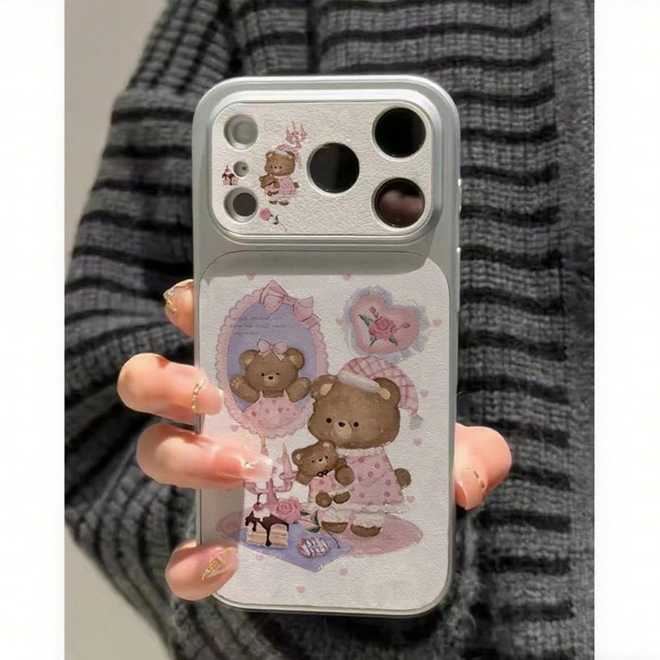 Gấu Búp Bê Ngủ Chống Rơi Thích Hợp Cho iPhone 17 11 Pro 12 ProMax 13 Plus 14 Pro 15 ProMax 16 Pro 17