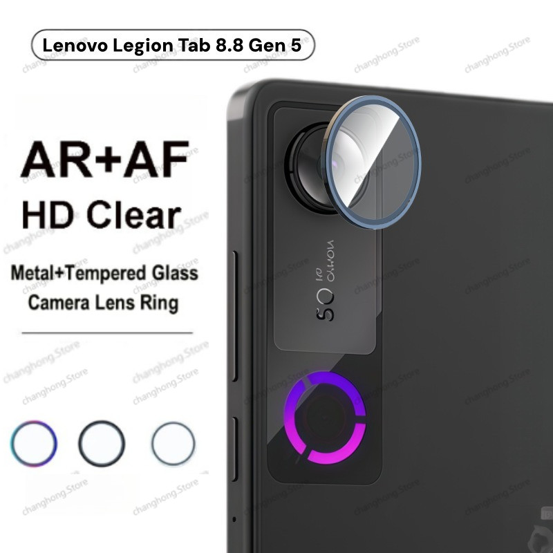 Dành Cho Lenovo Legion Tab 8.8 Gen 5 2026 TB323FU Vòng Lấp Lánh Kính Cường Lực Bảo Vệ Ống Kính Máy Ả
