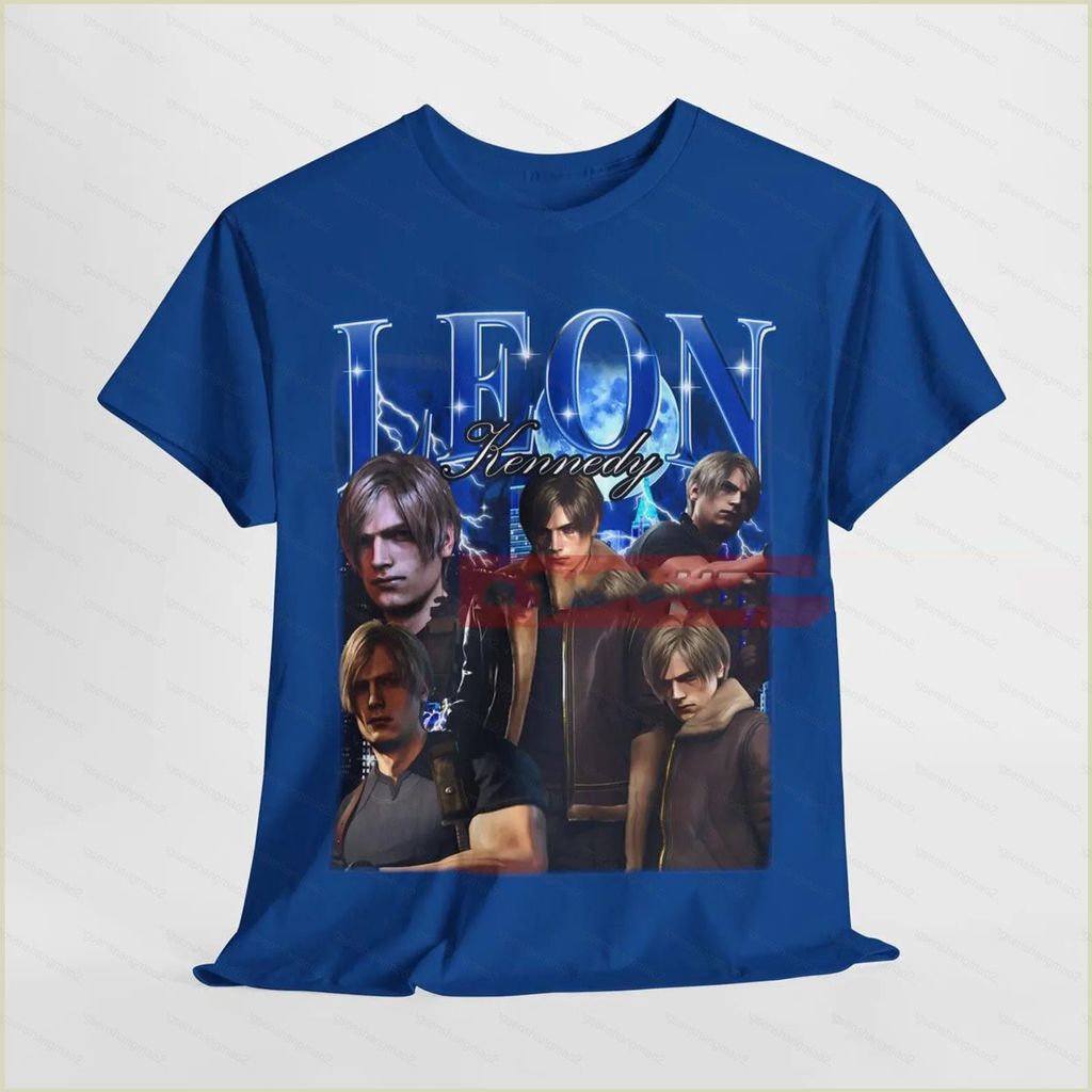 Áo thun unisex Leon S. Kennedy style bootleg, tay ngắn