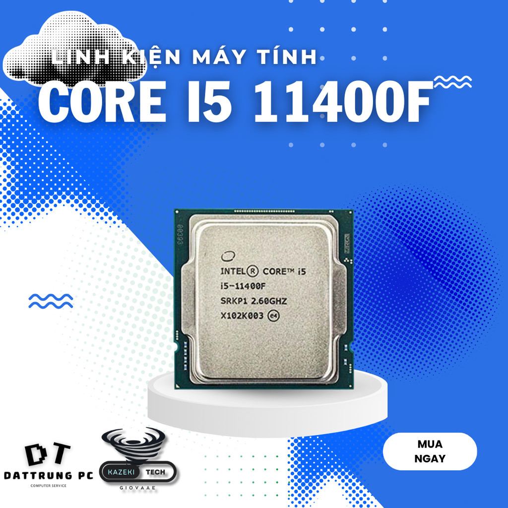 CPU Intel Core i5 i3 10400F/11400F/12400F/12100F/13400F/14400F Tray New Không Fan Có Bảo Hành