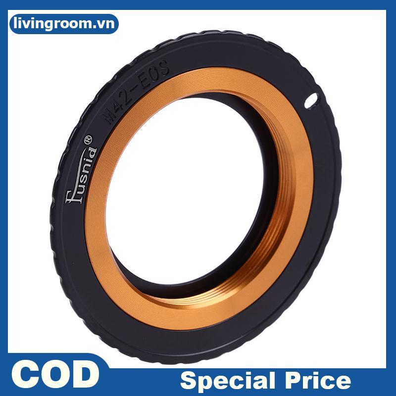 Vòng chuyển đổi ống kính LIROOM M42 sang Canon EOS EF Ống kính M42 có thể điều chỉnh cho thân máy ản