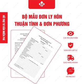 Bộ Mẫu Đơn Ly Hôn Thuận Tình Miền Bắc + Hướng Dẫn Hồ Sơ, Thủ Tục Ly Hôn Mới Nhất 2026
