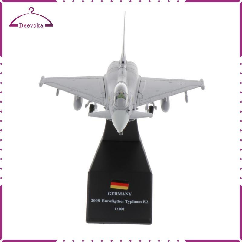 Tỉ lệ 1 / 100 EF2000 Eurofighter Typhoon Fighter Diecast Display Model có chân đế