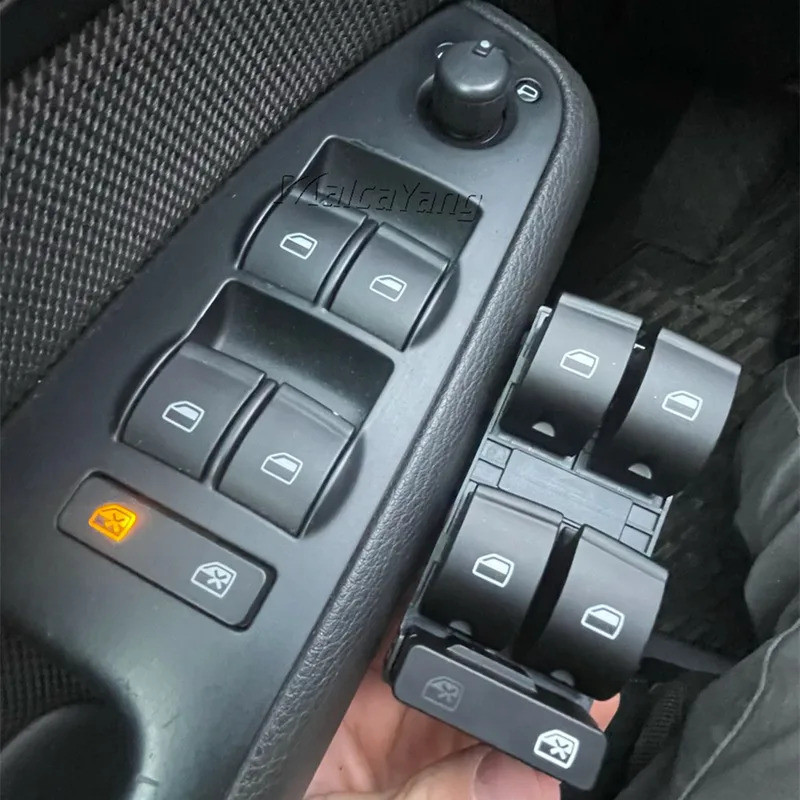 8E0959851 Dành Cho Xe Audi A4 B6, B7 Driver Side Electric Master Window Control Switch 8E0959851C 8E
