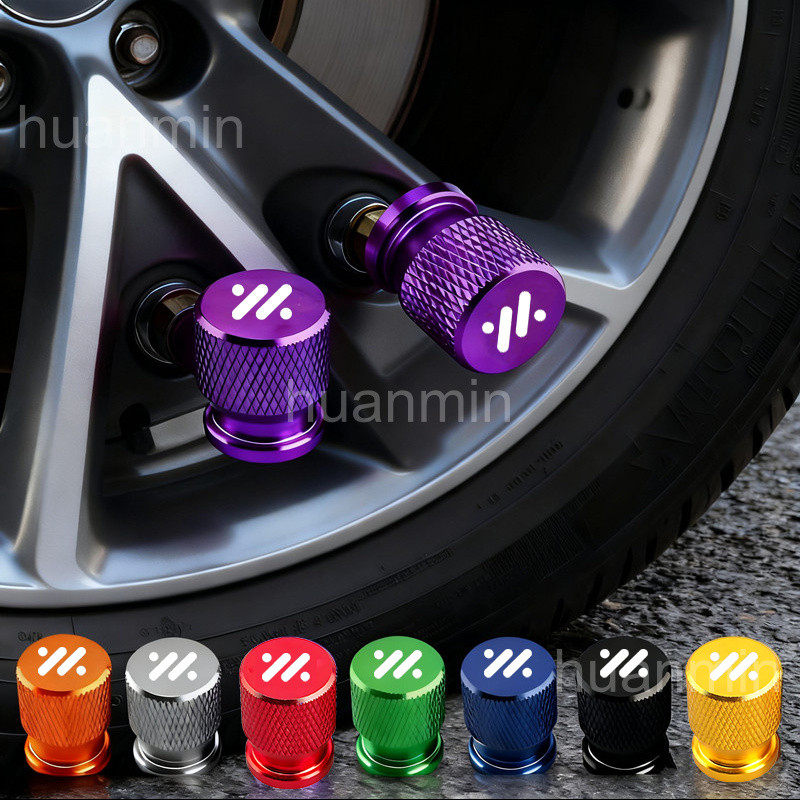 4 Cái / bộ IM Hợp Kim Nhôm Ô Tô Xe Máy Bánh Xe Lốp Van Thân Nắp Bụi Cho IM L6 L7 LS6 LS7 L7pro