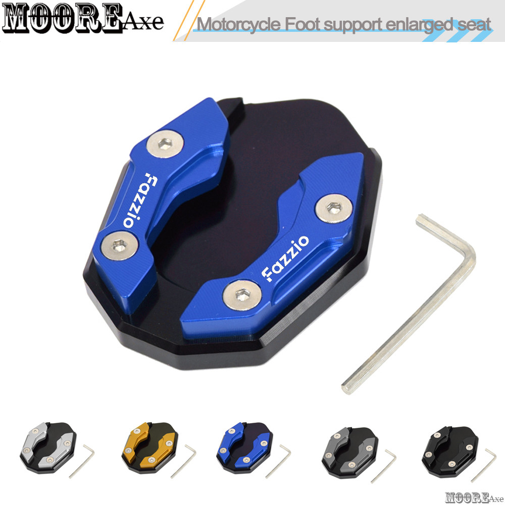 Mooreaxe Yamaha Fazzio125 2023 - 2025 Sửa Đổi Bên Đứng Giày Xe Máy Chân Đế Nối Dài Pad fazzio 125 Ph
