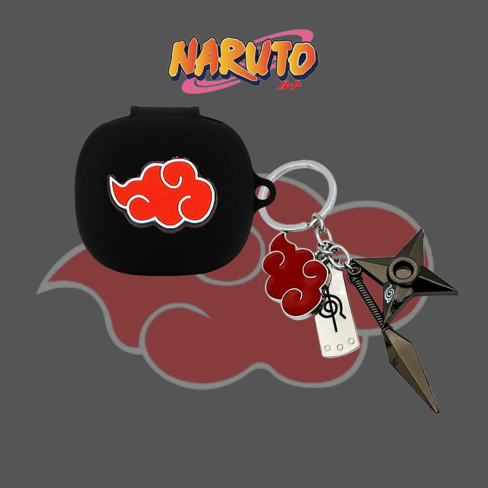 for EarFun Air Pro 3 Case Naruto Anime Keychain Pendant Cartoon Silicone Soft Case Suitable for EarF
