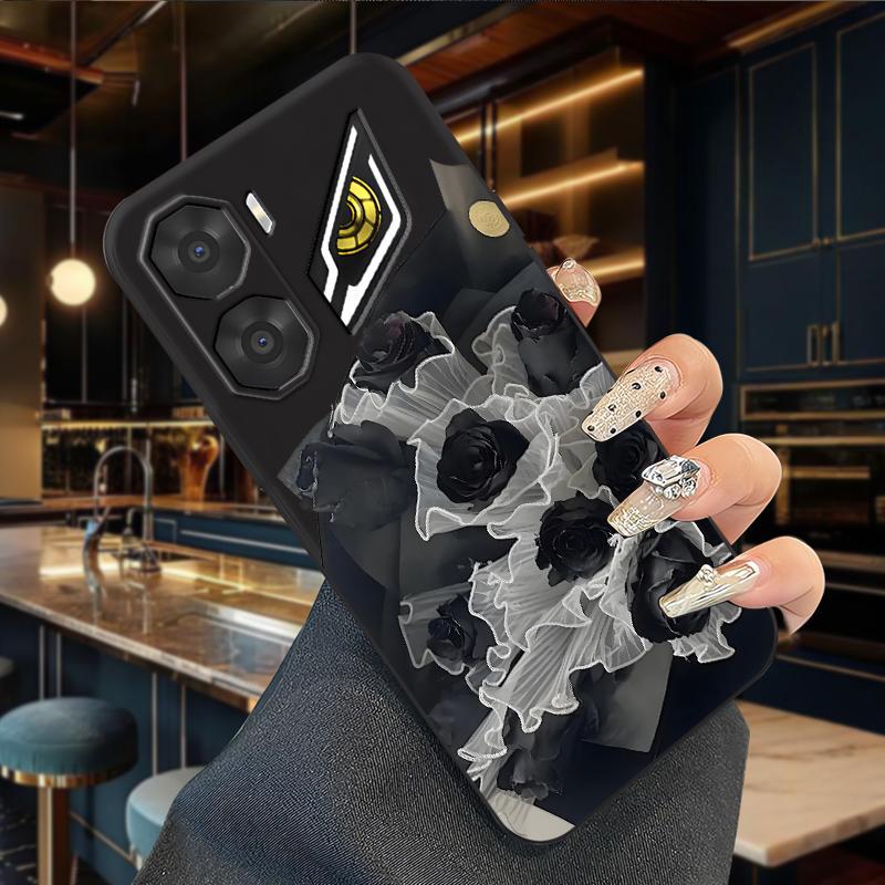 Ốp Lưng Cho ZTE Nubia Music 2 Neo 3 5G Neo 5G Neo 3 GT Neo 2 5G Nubia Music Black Rose Phone Case ZT