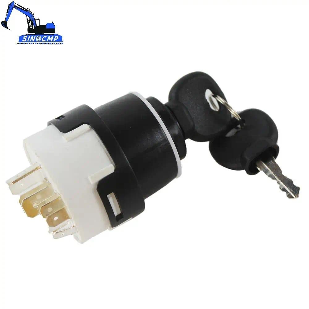 Công tắc đánh lửa máy xúc 10 chân với 2 phím cho JCB200 JCB220 701 80184 45500