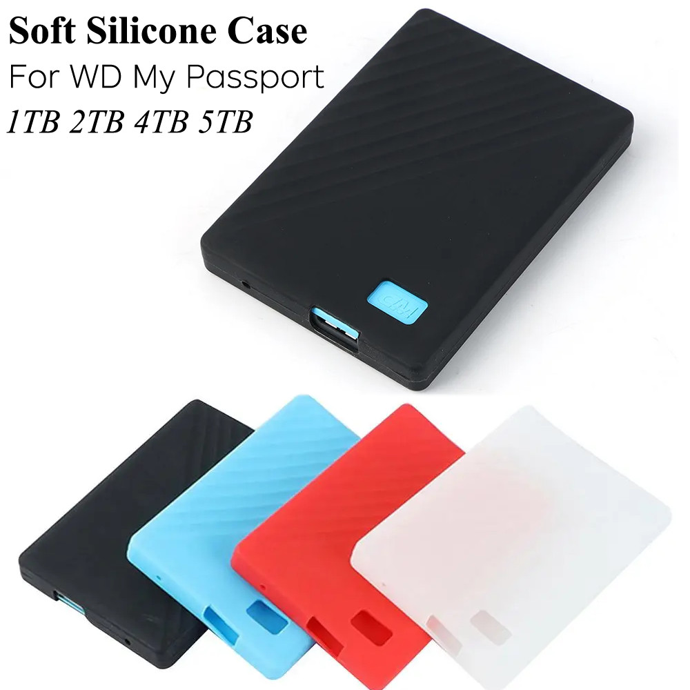 Ổ cứng di động Vỏ silicon mềm Bảo vệ da tay cho WD 1TB 2TB 4TB 5TB My Passport