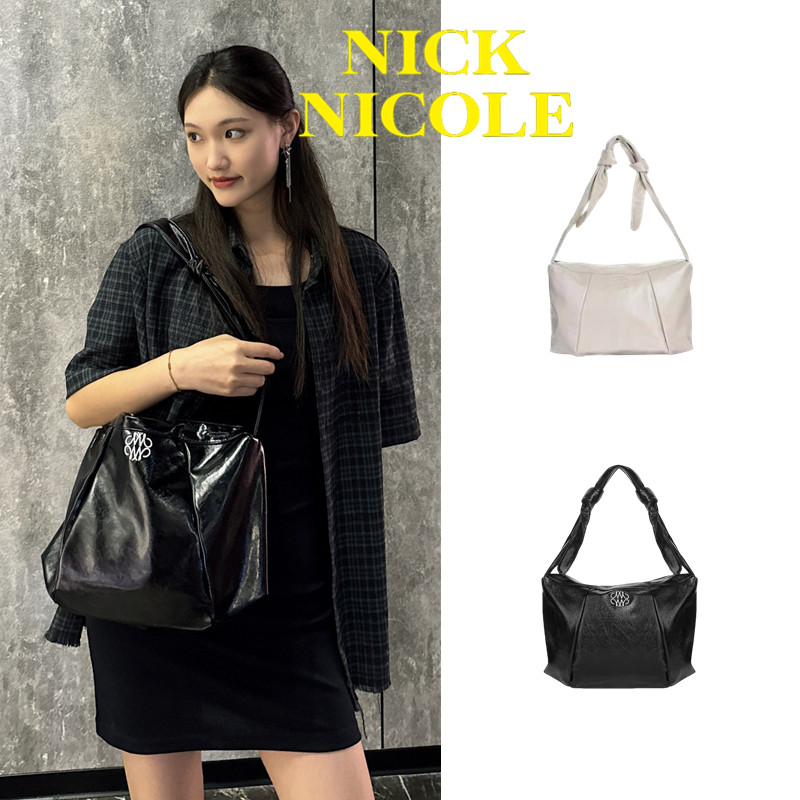 Hàn Quốc Niche nicknicole Croissant 2024nick nicole Túi đựng nách hobo dung tích lớn