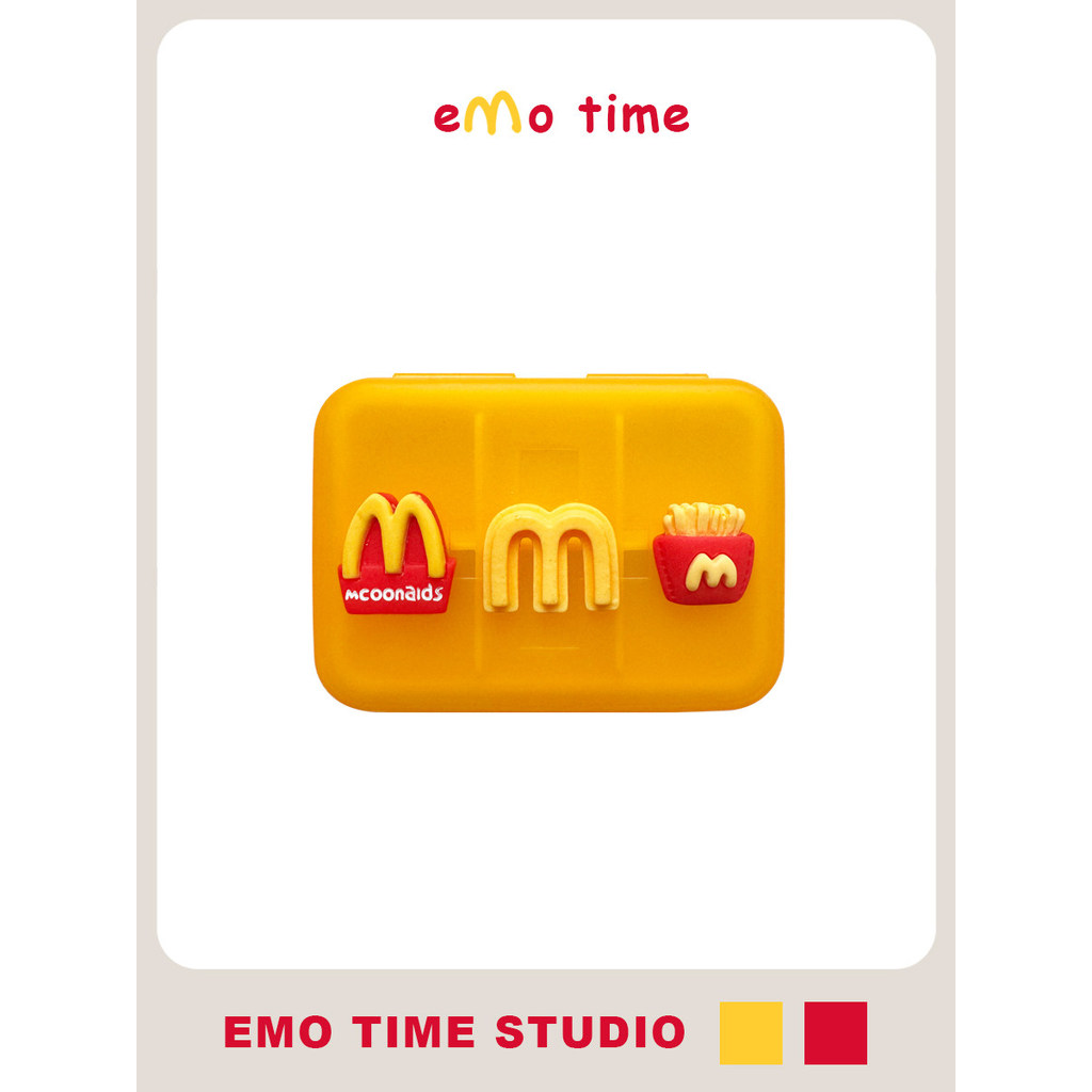 Emo Original M Kee Yellow Oatmeal Viên Hộp Bảo Quản Di Động Kín Chống Ẩm Thuốc Di Động Đóng Gói Thuố