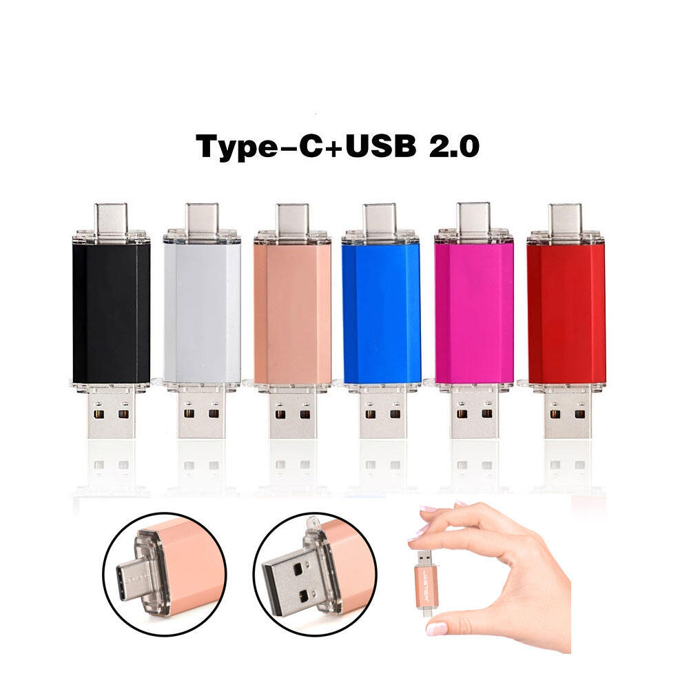 32GB OTG USB 2.0 Flash Drive Type C Pen Drive 64GB 16GB 8GB 4GB u đĩa USB Stick Pendrive cho thiết b