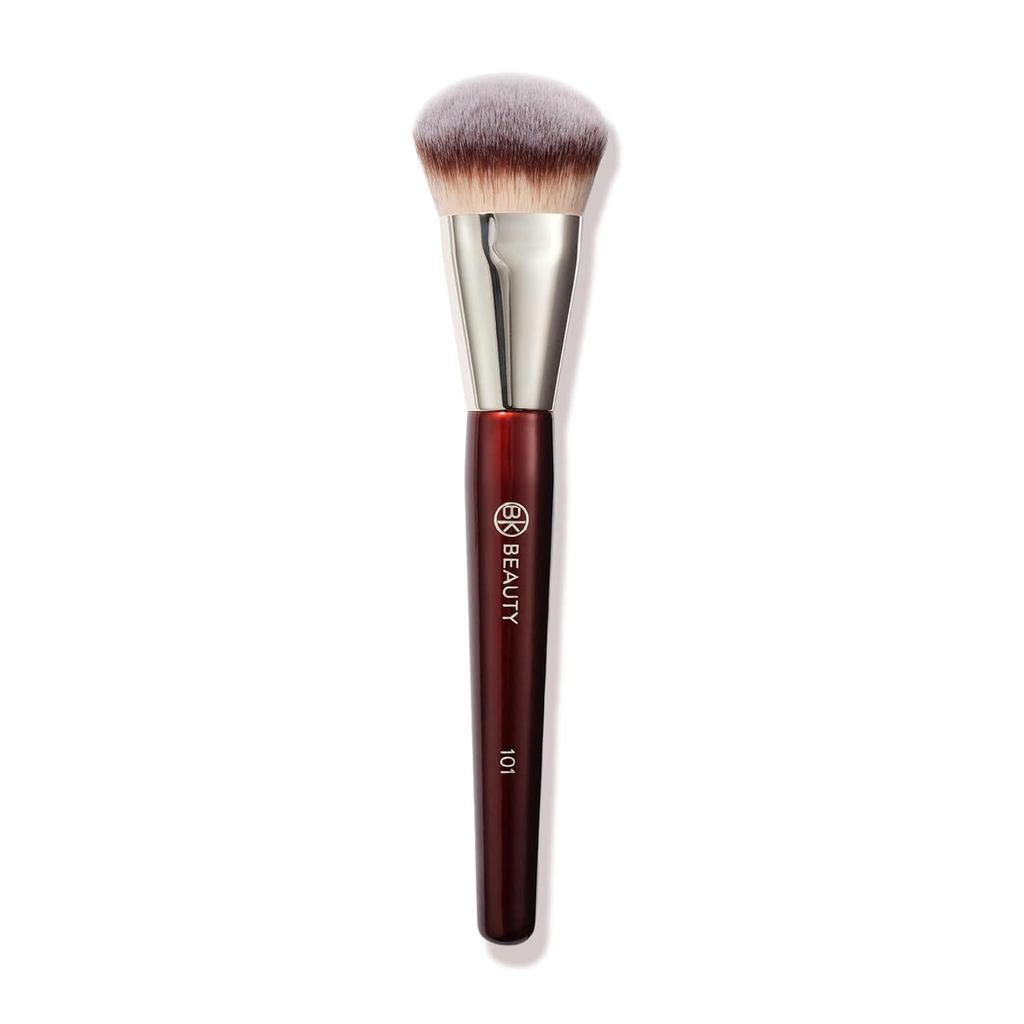 Pincéis de Maquiagem BK BEAUTY - Pincel de Base Contornado 101 - Pincel de Base Contornado - Pincéis