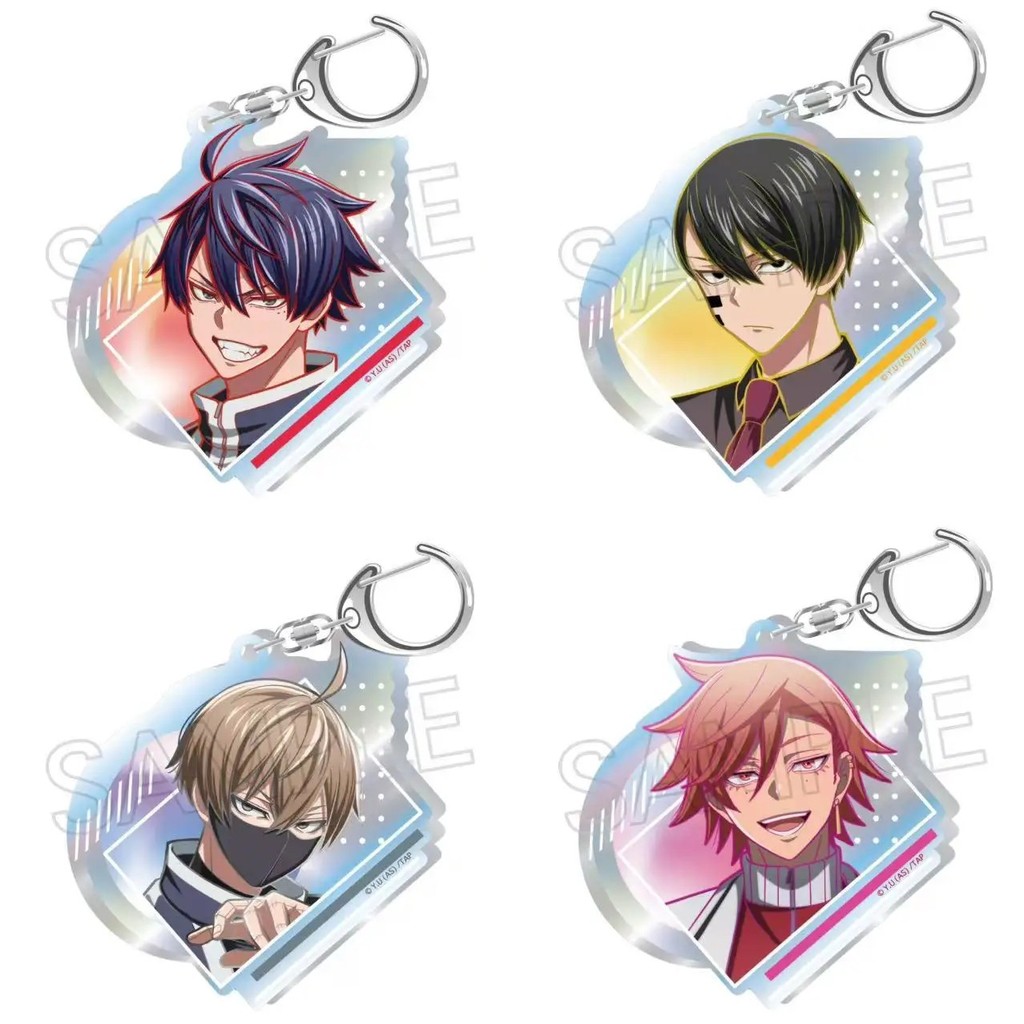 Móc khóa Acrylic Tokyo Debunker Naito Muda Jin Kougasaki Shiki Ichinose Homare Kuina Sazanami phụ ki