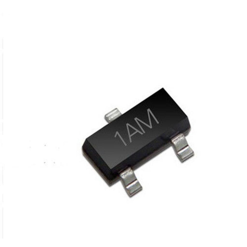 100 CÁI MMBT3904 1AM SOT-23 2N3904 SMD 40V 200mA NPN Transistor.