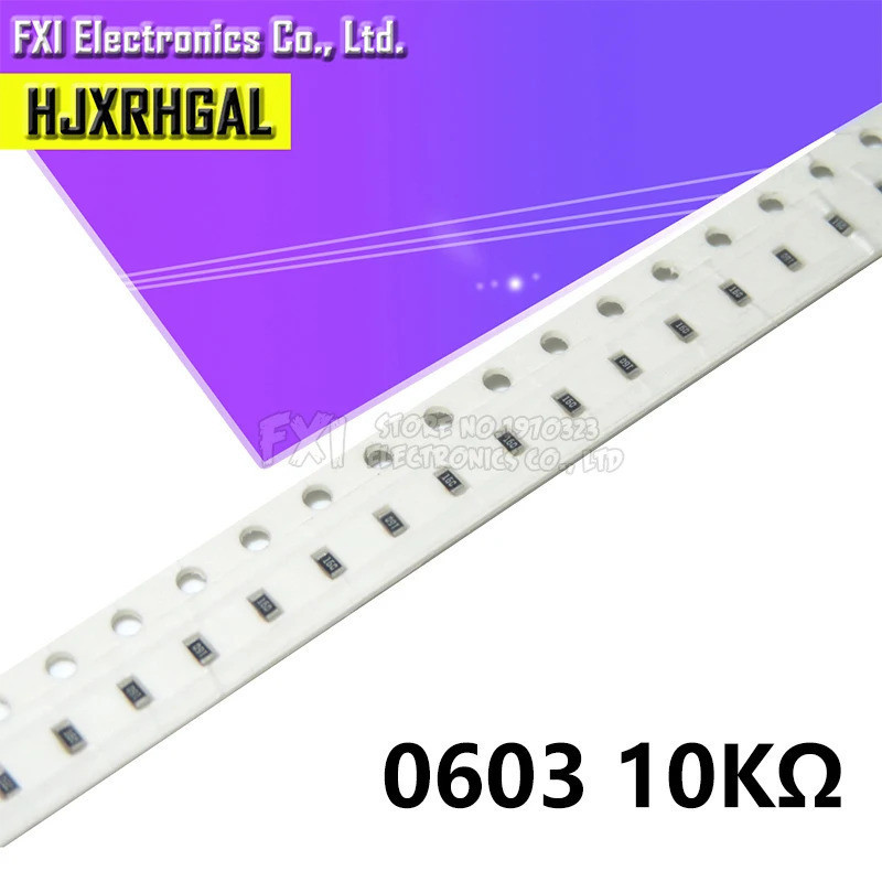 300 CÁI 0603 Chip Điện trở cố định Điện trở SMD 10K ohm 103 Mới nguyên bản