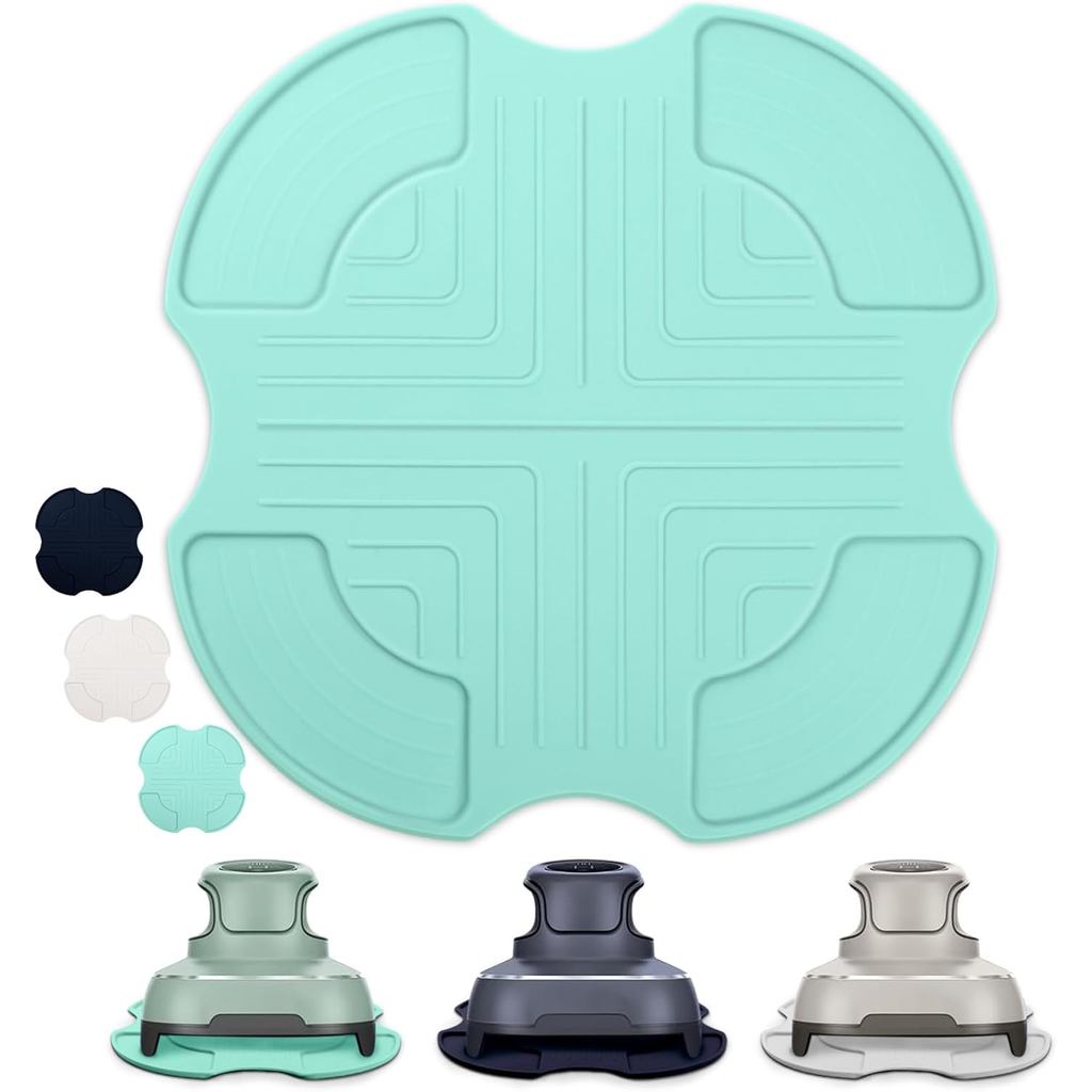 Air Fryer Silicone Trivets Mat Tương thích với Ninja Crispi, Thảm chịu nhiệt bằng silicon (Xanh lá c