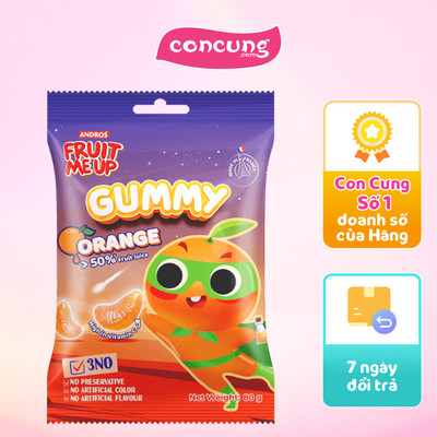 FRUIT ME UP KẸO DẺO VỊ CAM 80G