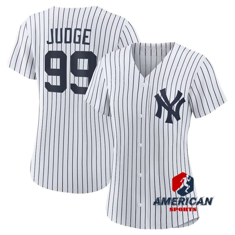 Áo bóng chày sân nhà Mlb New York Yankees Aaron Judge White