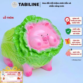 Heo đất ống tiết kiệm tiền lỗ tròn heo bắp cải siêu cute đáng yêu LD11 - TABILINE