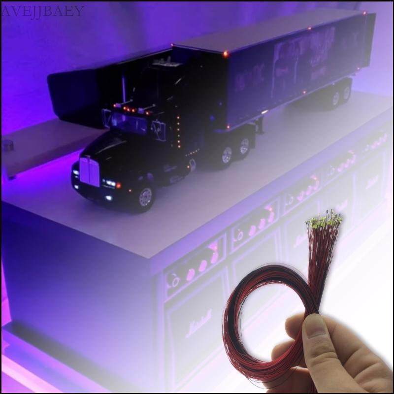 Avejjbaey 0805 LED SMDs Dây Đèn Cho Mô Hình Thủ Công Dự Án Độ Sáng 10 Chiếc