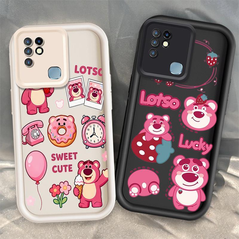 Ốp Cho Infinix HOT 9Play HOT 10Play HOT 11Play Phim Hoạt Hình Dễ Thương Silicon Lotso Chống Sốc