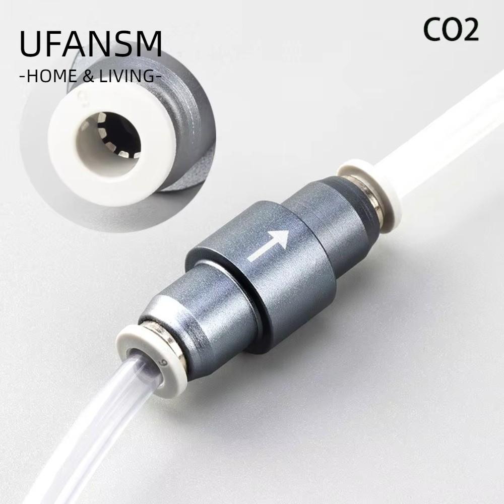 Van kiểm tra một chiều UFASM CO2, Van CO2 giao diện ống khí 4X6mm bằng kim loại, Van máy phát điện C
