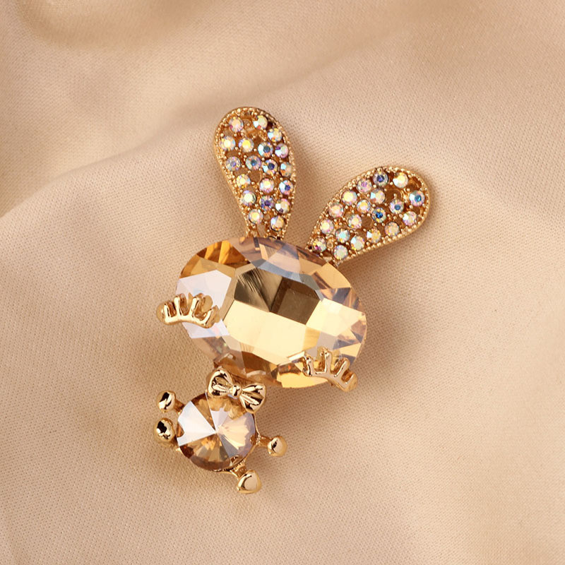 Baroque Palace Retro Thổ Cẩm Ánh Sáng - Sang Trọng Pha Lê Thỏ, Phù Hợp Với Áo Khoác Pin Sườn Xám