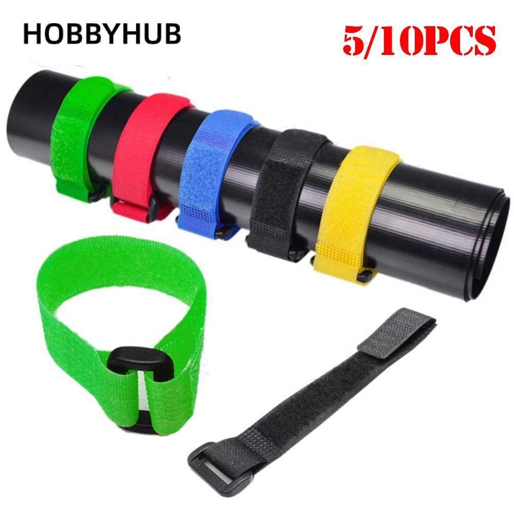 HOBBYHUB 5 / 10 Chiếc Móc Vòng Bền Eachine & Lipo Pin Nylon Nhiều Màu Chống Trượt Cáp