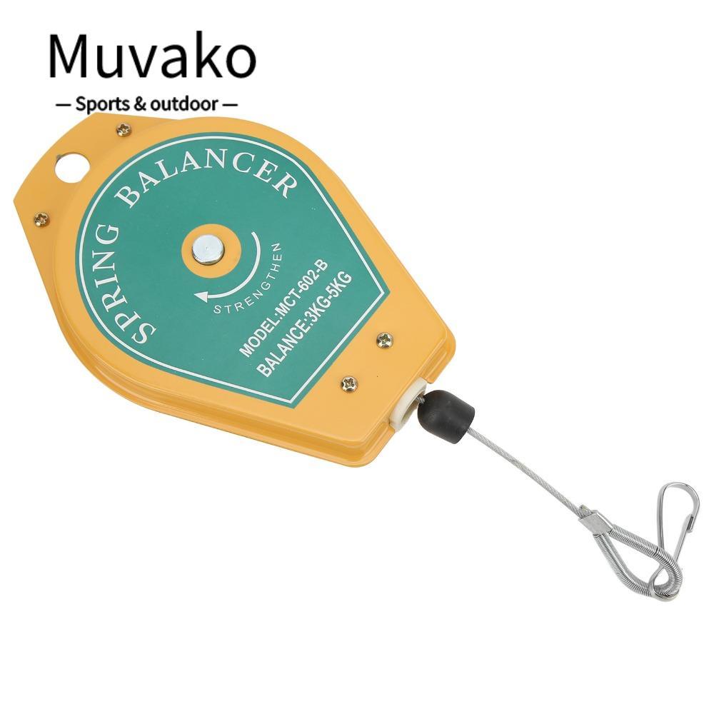 Giá đỡ dụng cụ MUVAKO, Bộ cân bằng lò xo 3Kg-5Kg 6.6lbs-11lbs, Chiều dài co giãn với phụ kiện Dây ch
