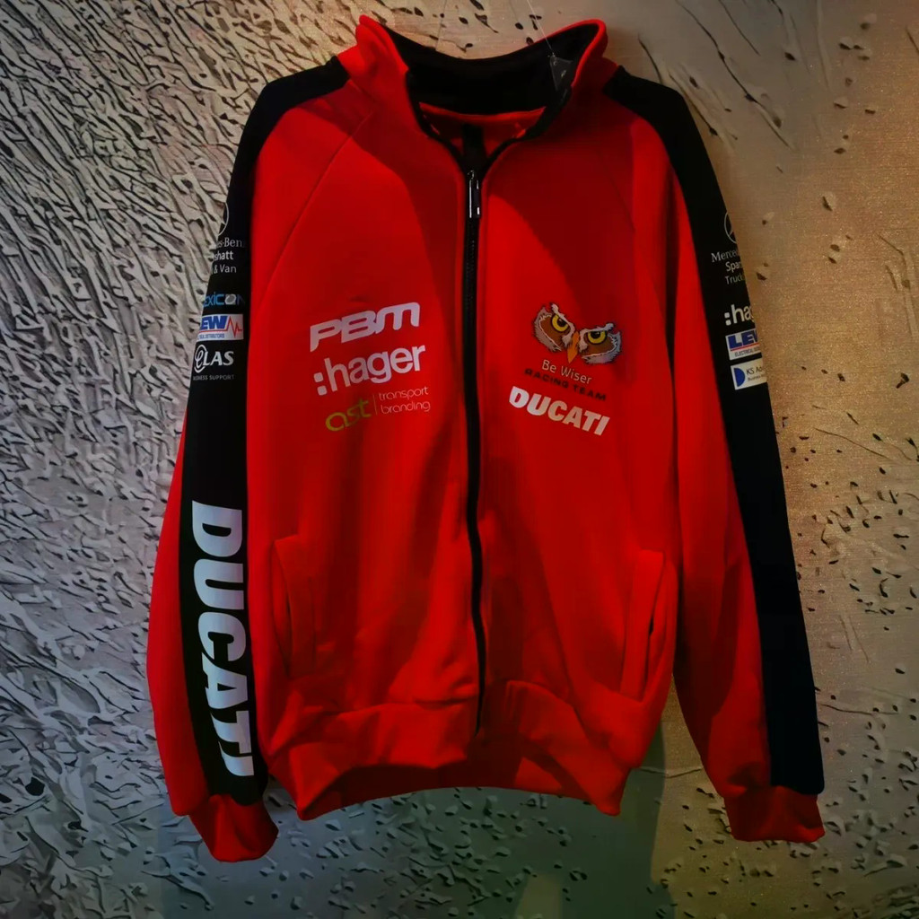 DUCATI MOTOGP red jacket, Supersport, Multistrada, Diavel motorcycle riding baseball jacket