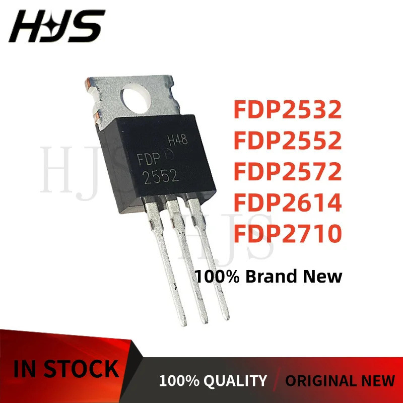 5 Chiếc FDP2532 FDP2552 FDP2572 FDP2614 FDP2710 FDP TO-220 Hiệu Ứng Trường Transistor