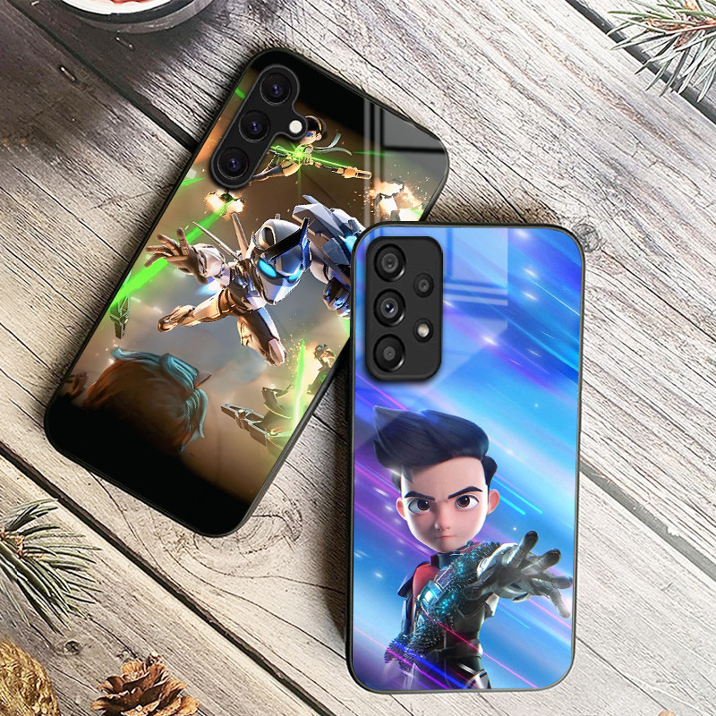 Ốp Điện Thoại Kính Ejen Ali The Movie 2 01 Kính Cho Samsung Galaxy A14 A16 A30 A22 A32 A33 A15 A35 A