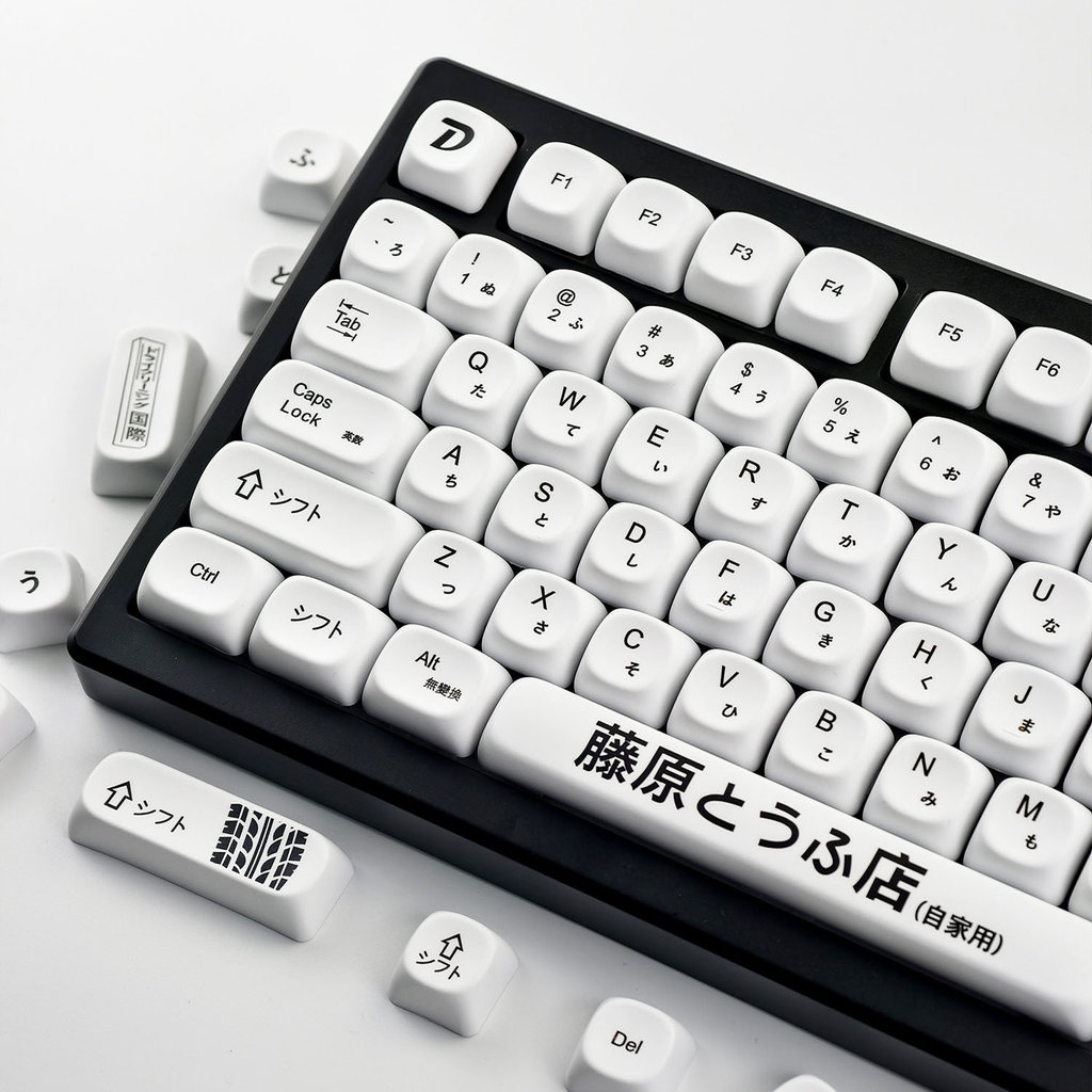 MAIMOOO Ban đầu D Keycap 120 Phím MOA Profile PBT Dye Thăng hoa AE86 Keycap Aula F75 F99 RK100 Keyca