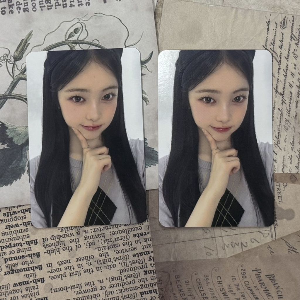 hearts2hearts ian thẻ nhỏ Trịnh Y An thẻ nhỏ dingo7 k4 thẻ may mắn