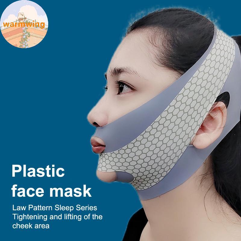 Warmwing Face-Lift With Sleep Face V Shaper Facial Slimming Bandage Relaxing Shape Lift Giảm Double 
