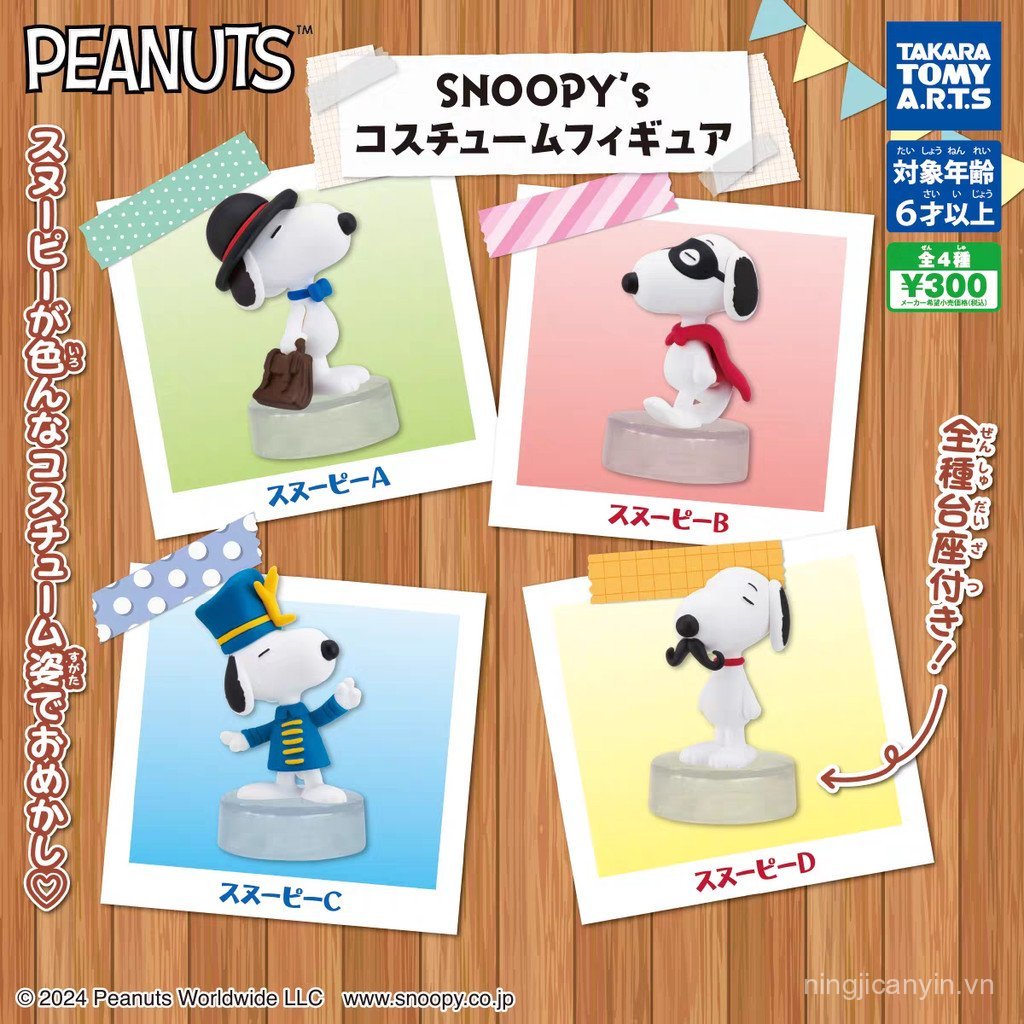 Hàng sẵn có Nhật Bản TOMY TOMY Cross-Dressing Show Doll Capsule Toy Shape Collection Đồ trang trí