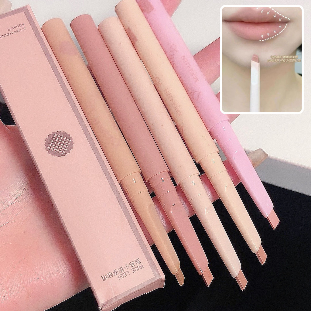 Cửa hàng tráng miệng Lip Line Pen Xoay Matte Pencil Cửa hàng tráng miệng Lip Line Pen Xoay Matte Pen