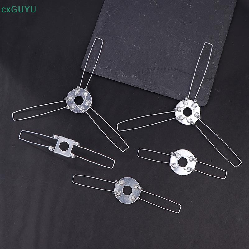 [cxGUYU] 4 Kẹp lò xo cố định mạ kẽm 2-Forks 3-Forks để cố định tấm chắn đèn DIY cho đèn Pandent Đèn 