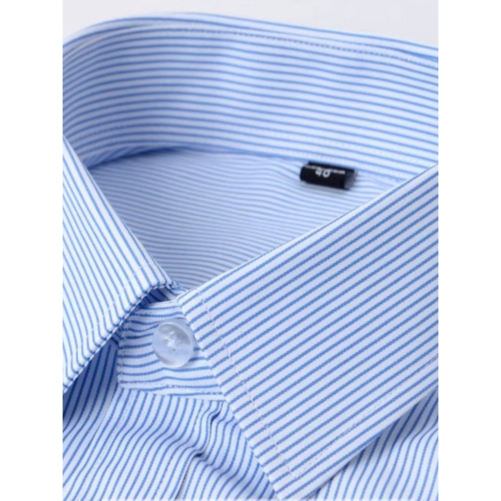 áo nam cao cấp áo sơ mi sọc nam Áo sơ mi nam kẻ sọc xanh cao cấp áo sơ mi kiểu mới công sở thoáng kh