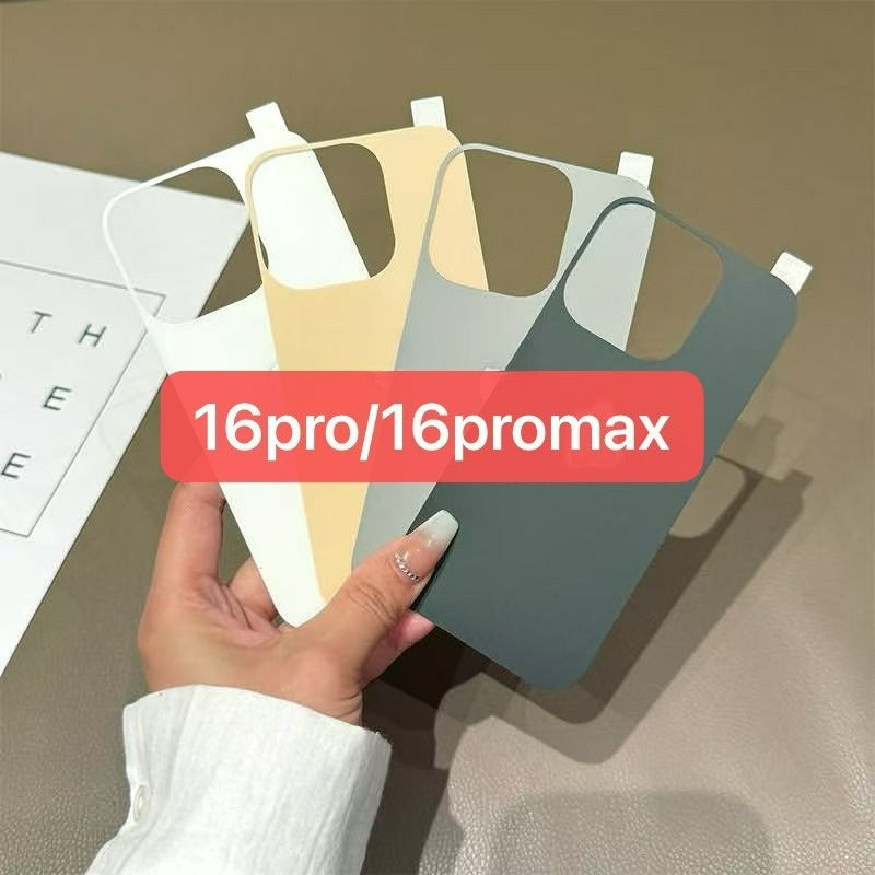 Màu Sắc Chính Hãng Chất Lượng Cao Lỗ Lớn Mặt Sau Kính Pin Dành Cho iPhone 17 16 Pro Max Nhà Ở Cho iP