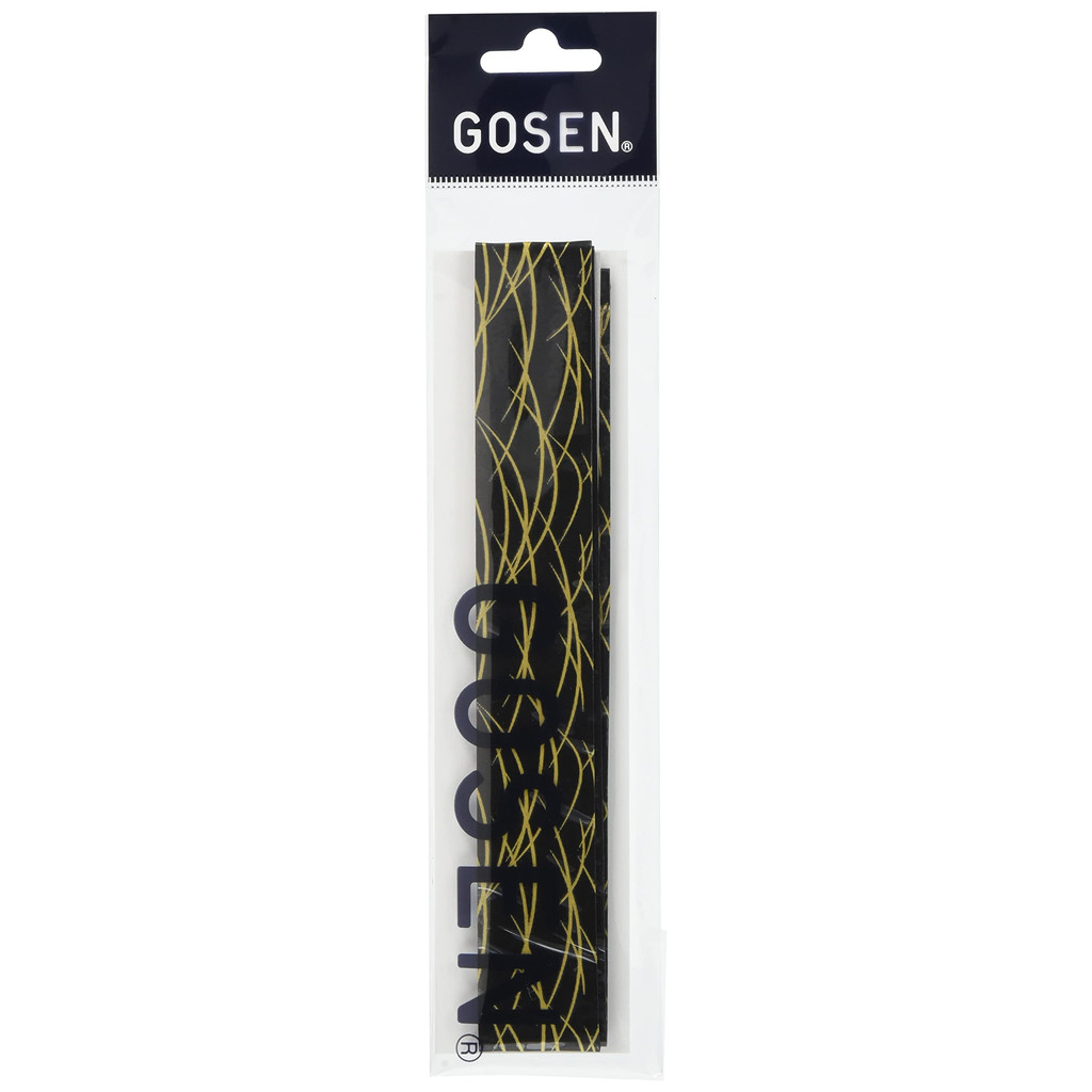 Gosen (GOSEN) Overgrip họa tiết Nhật "Cỏ" đen×vàng B816BKG