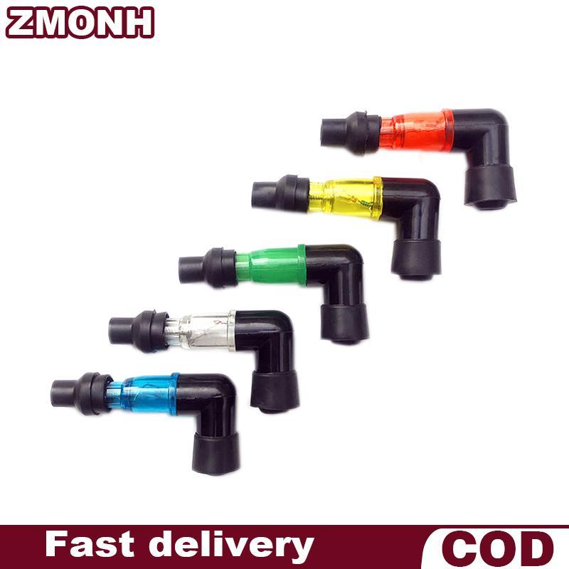 Zmo Phổ Xe Máy Flash Spark Plug Cap Xe Máy Spark Plug Cap Khuỷu Tay Nhấp Nháy Spark Plug Cap Cho Xe 
