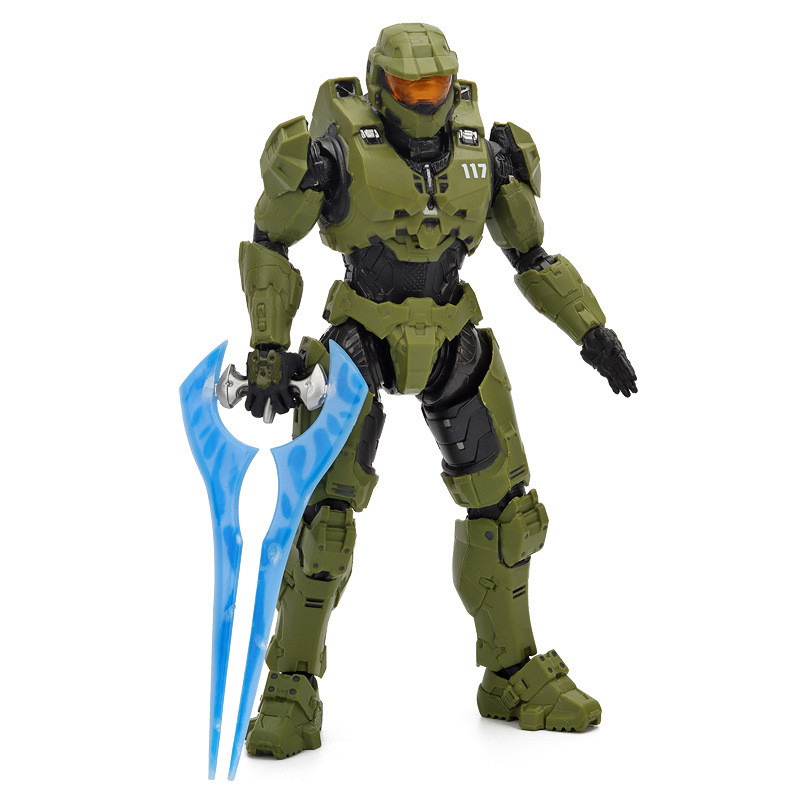 HALO 5 Master Chief HALO Game HALO Unlimited 1 / 12 Di Chuyển Mô Hình Búp Bê Hình Trang Trí Hộp Quà 