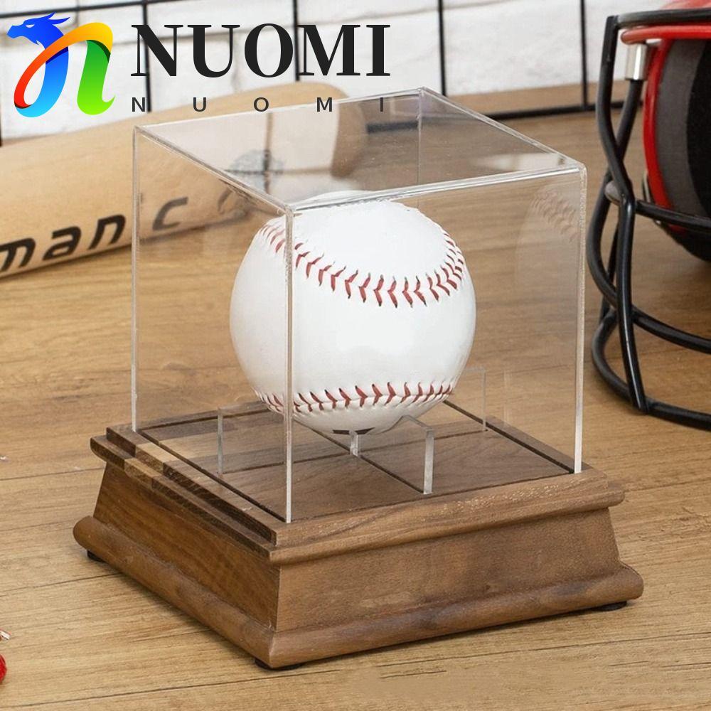 Hộp Bóng Chày Acrylic Cube, Gỗ Màu, Bảo Quản và Trưng Bày - Quà Tặng Hoàn Hảo